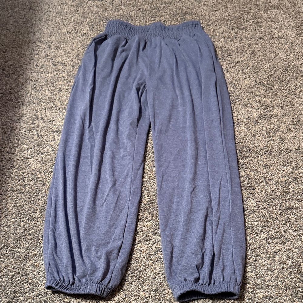 SHEIN Heathered Blue Jogger Pants